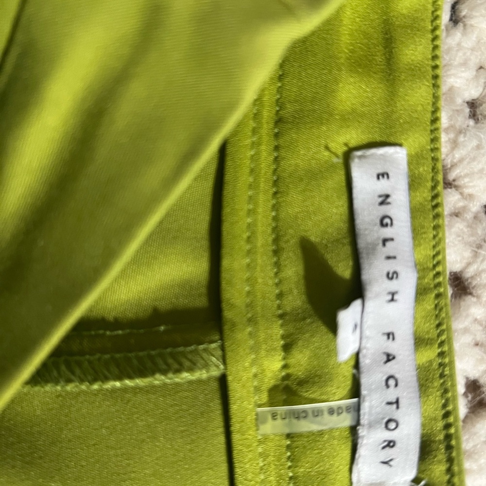 English Factory Lime  skirt